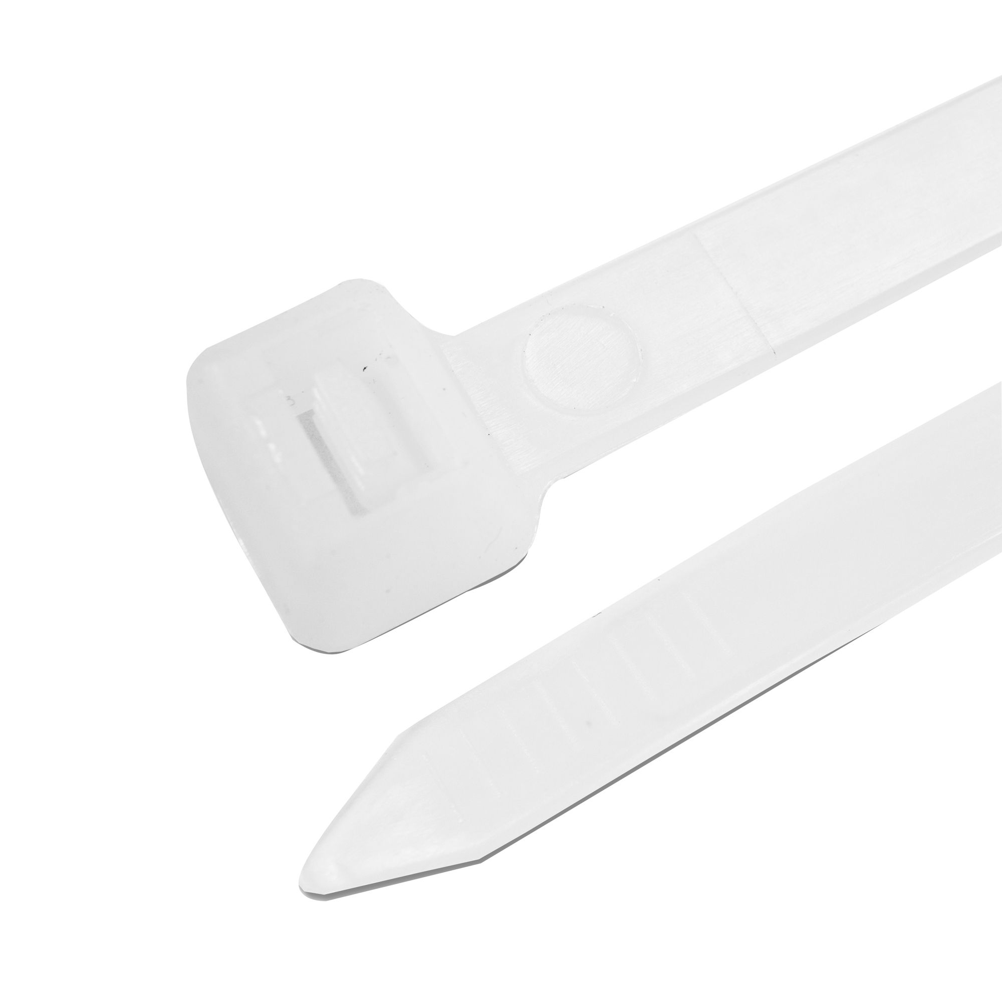 B&Q White Cable tie (L)100mm, Pack of 200
