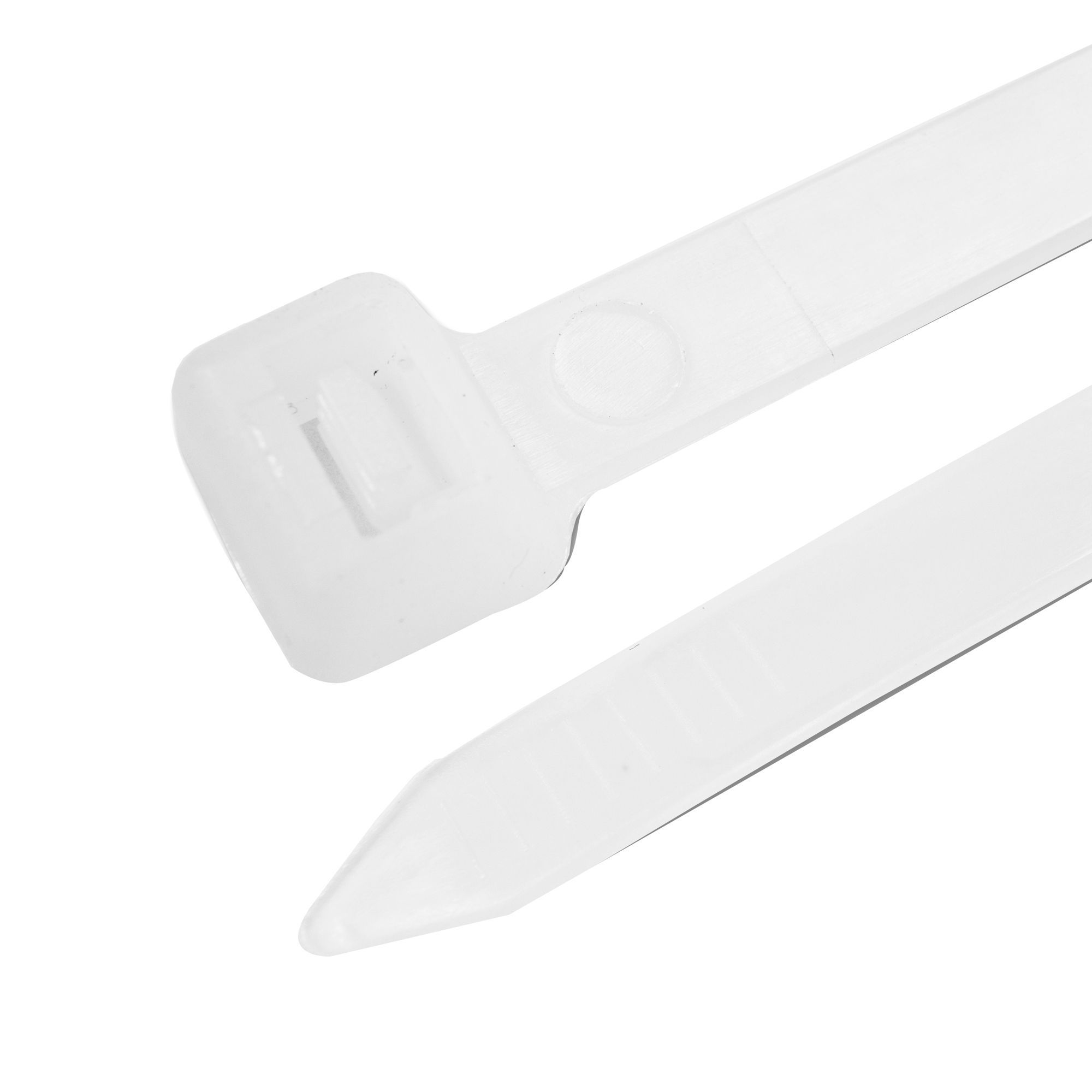 B&Q White Cable tie (L)140mm, Pack of 50