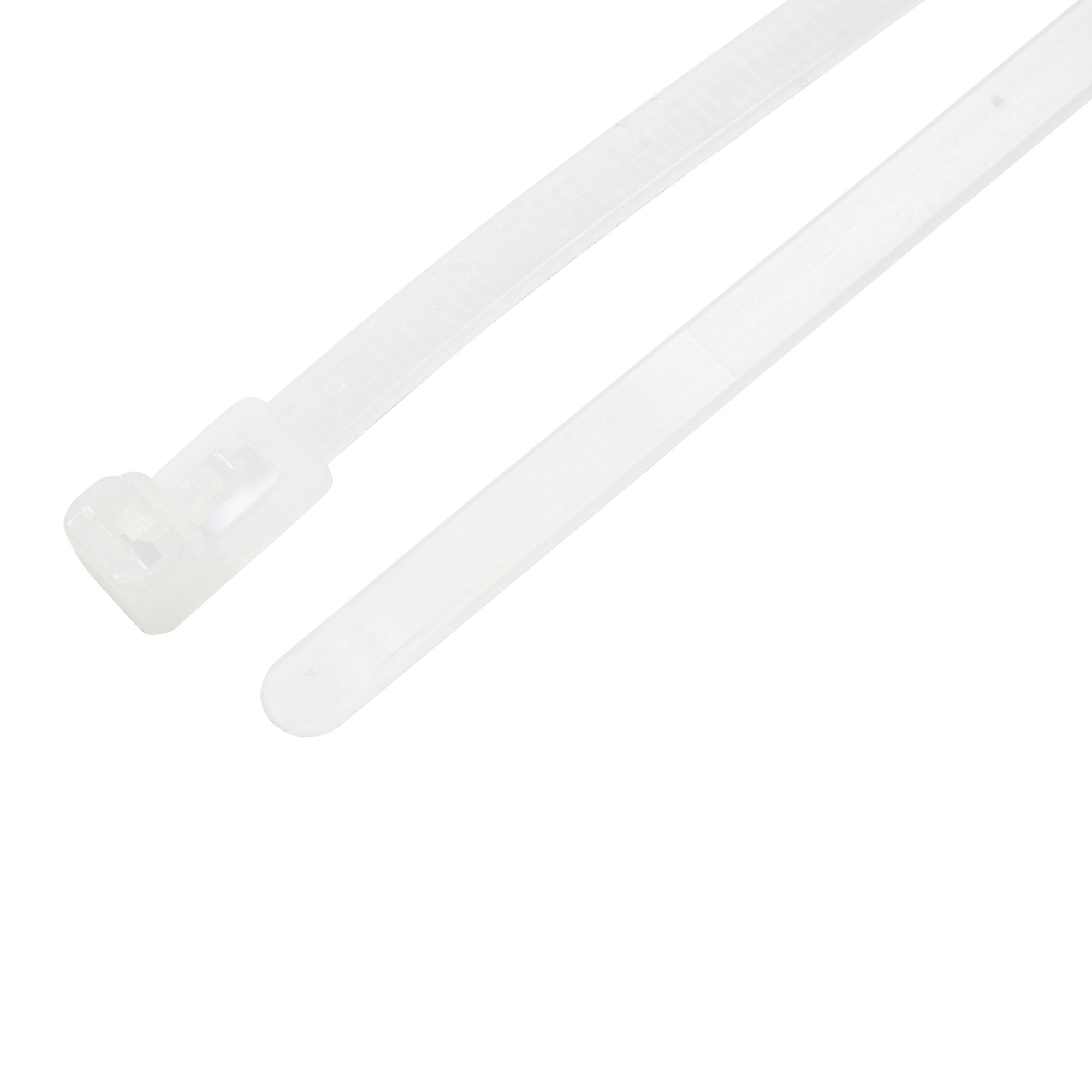 B&Q White Cable tie (L)150mm, Pack of 50 DIY at B&Q