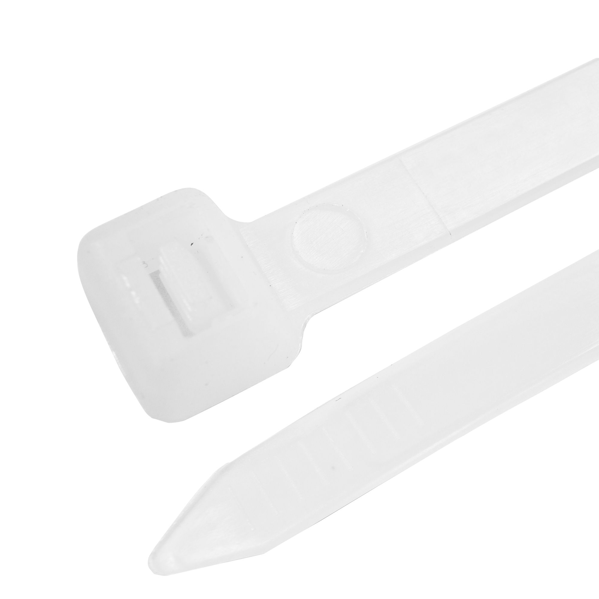 Buy B&Q White Cable tie (L)200mm, Pack of 200 DIY at B&Q