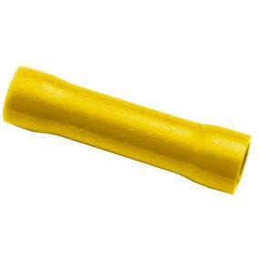 B&Q Yellow Crimp connector, Pack of 10