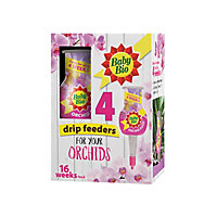Baby Bio Orchid care Orchid Liquid Drip feeder 40ml, Pack of 4