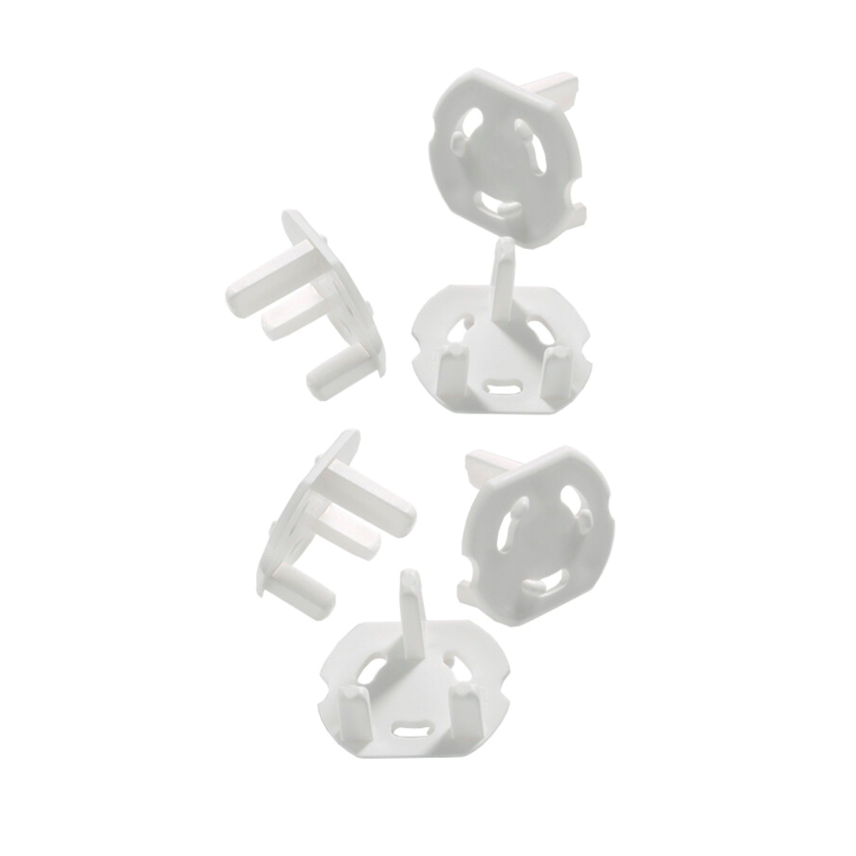 BabyDan White Socket safety cover, Pack of 6