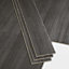 Baila Dark Grey Natural Oak Wood effect Click fitting system Vinyl plank, Sample