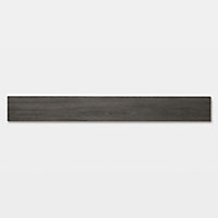 Baila Dark Grey Natural Oak Wood effect Click fitting system Vinyl plank, Sample