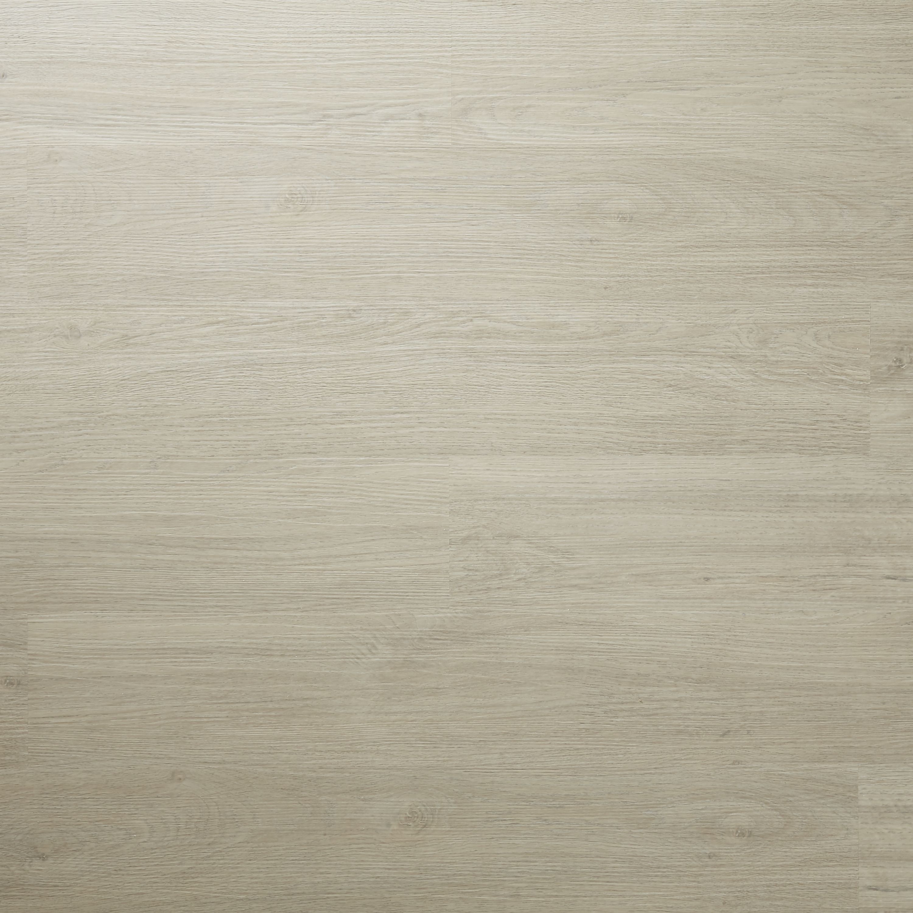 Baila Greige Polyvinyl chloride (PVC) Wood effect Click vinyl Flooring Sample