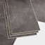 Baila Grey Plain Stone effect Click fitting system Vinyl tile, Sample