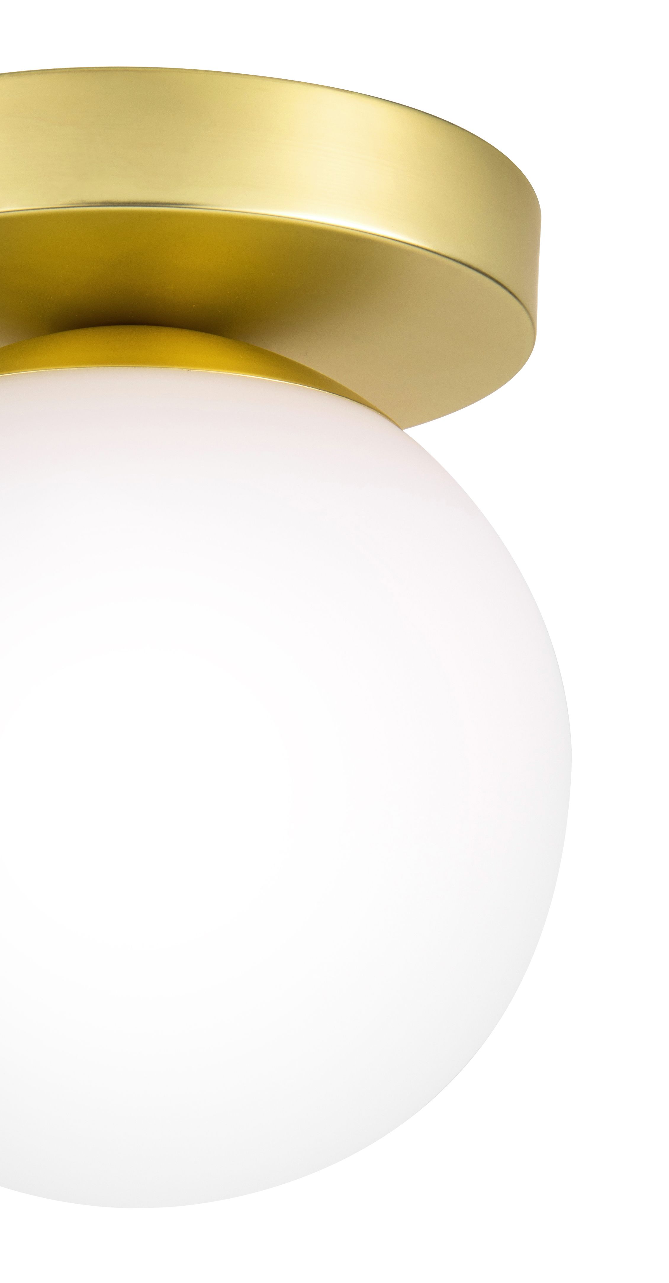 Baldaz Brass effect Pendant ceiling light, (Dia)160mm