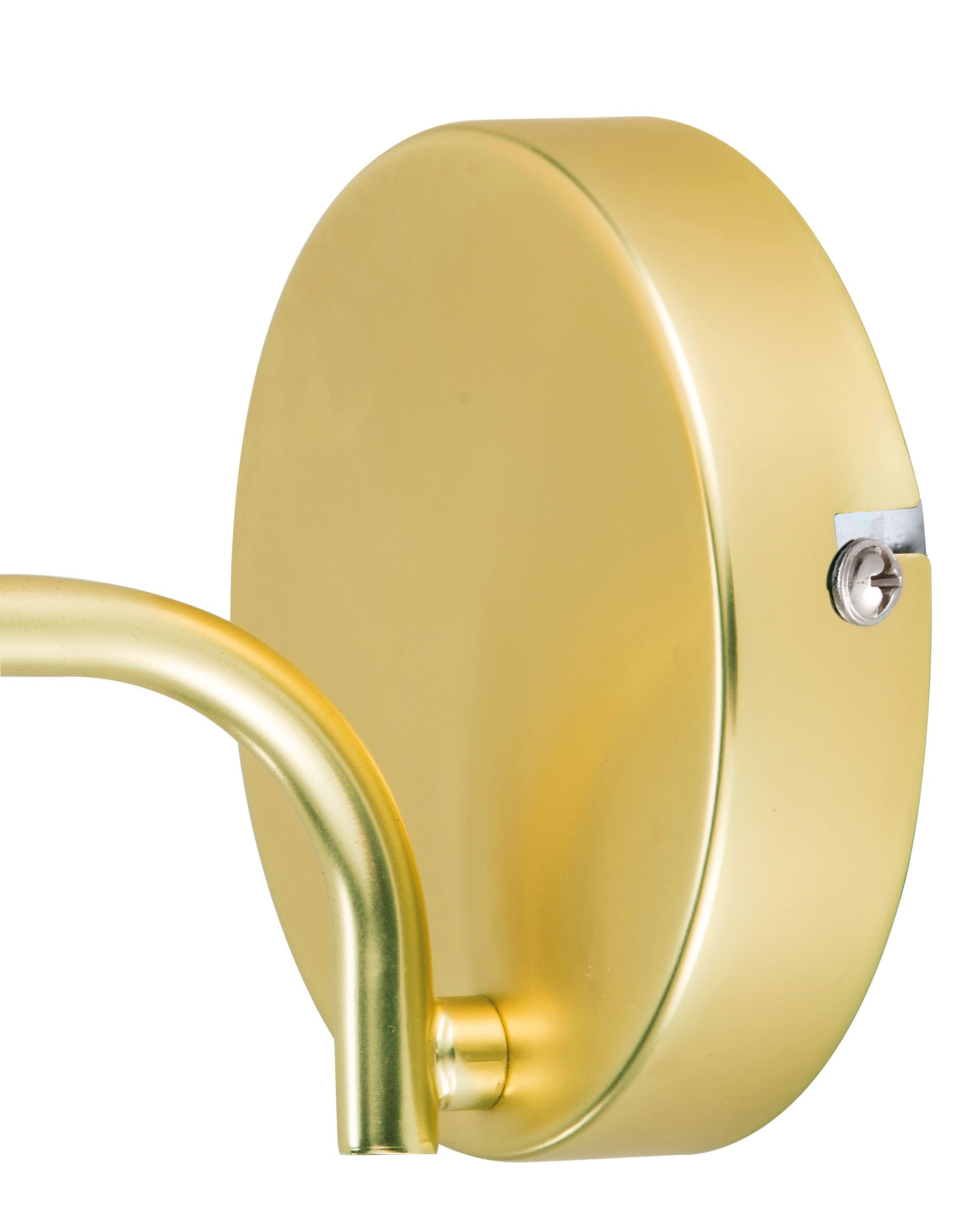 Baldaz Matt Brass effect Wired Wall light