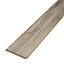 Ballapur Grey Gloss Oak effect Laminate Flooring Sample