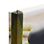 Bamboo & zen stones Green Canvas art (H)300mm (W)300mm