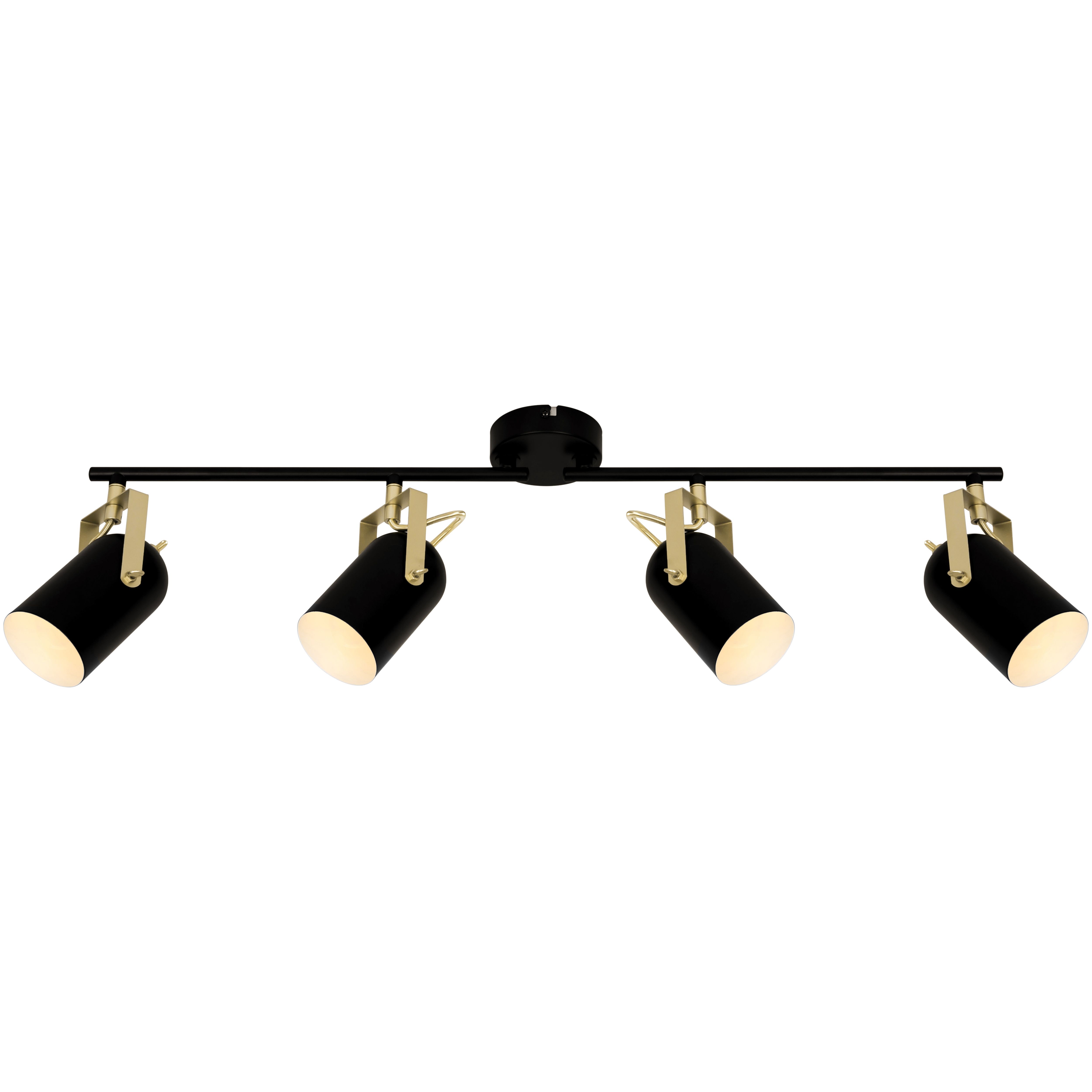 Bar Matt Gold effect 4 Light Spotlight