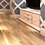 Barcarolle Natural Oak 3 strip solid wood flooring, 1.26m² Pack