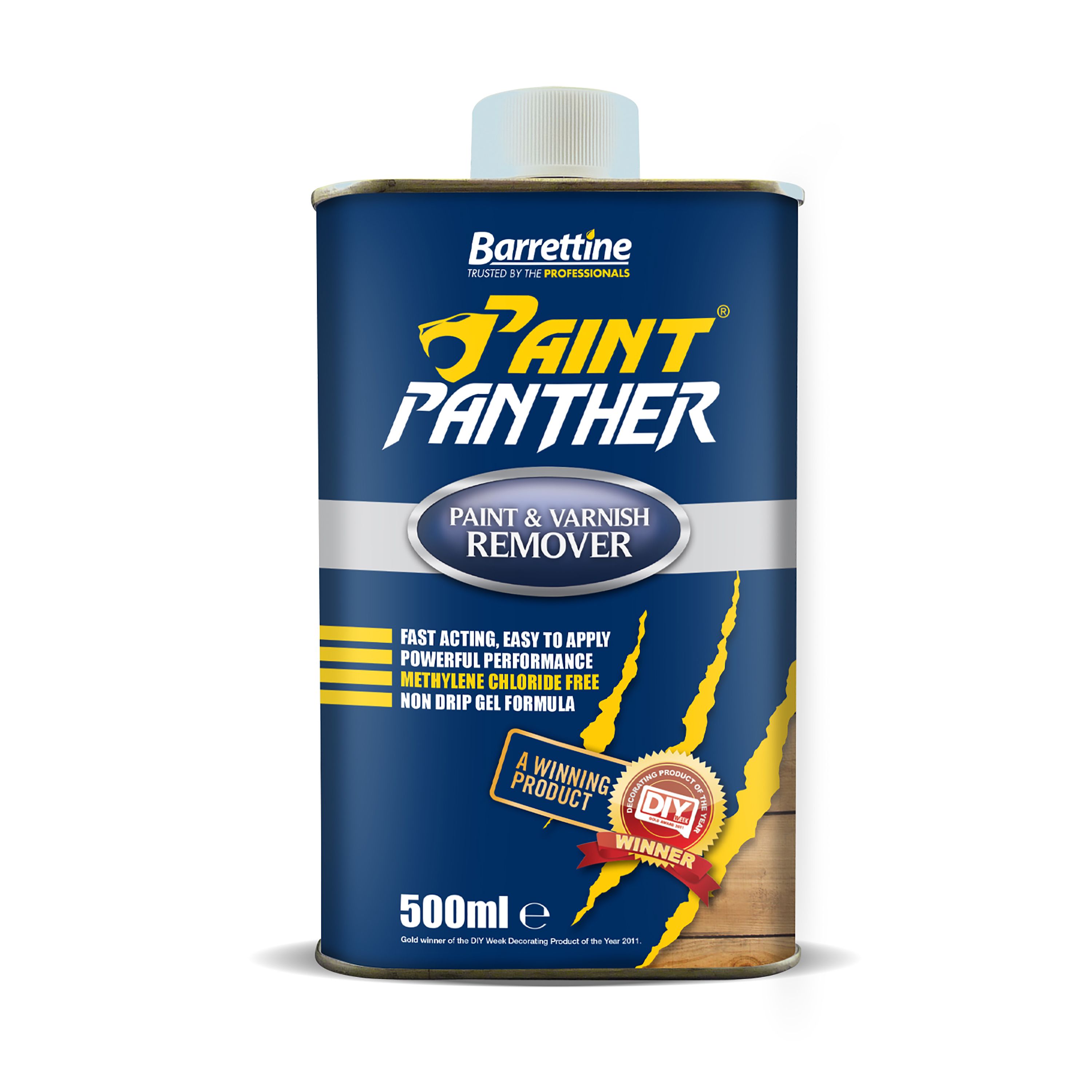 Barrettine Paint Panther Paint, varnish & lacquer remover, 0.5L