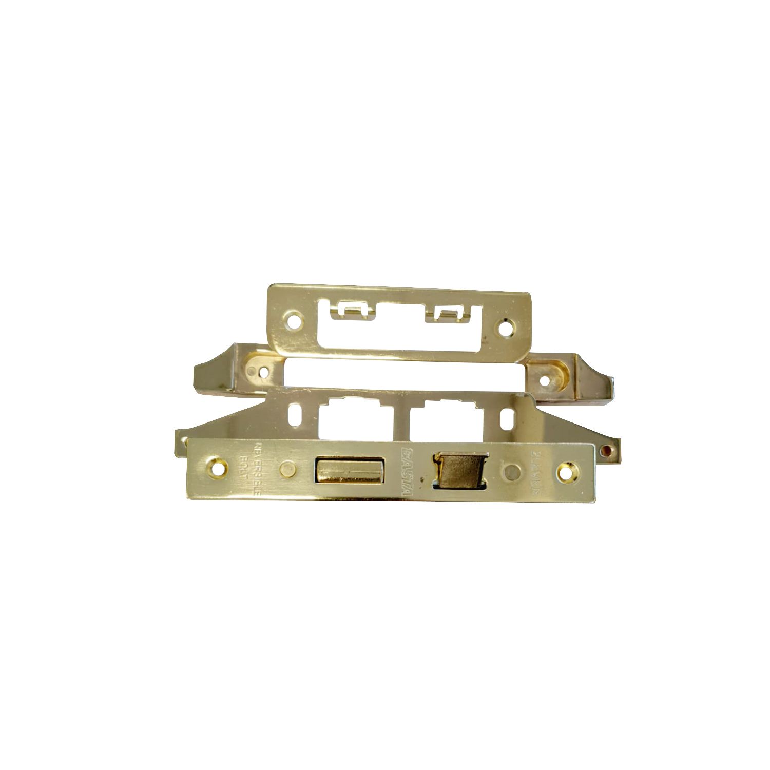 Basta 70mm Polished Matt Brass effect Rebate set