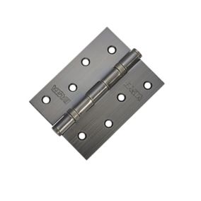 Basta Brushed Antique effect Steel Ball bearing Door hinge 813AB-CL (L)10mm (W)7mm, Pair