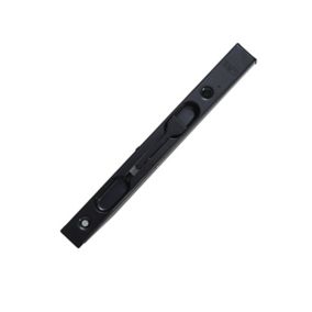 Basta Brushed Satin Zinc-plated Black Powder-coated Steel Flush Hinge Door bolt LC260BK-SP (L)160mm (W)20mm