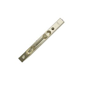 Basta Polished Satin Nickel-plated Brass effect Powder-coated Steel Flush Hinge Door bolt LC260BP-SP (L)160mm (W)20mm