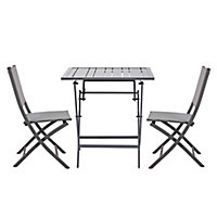 Batang Metal 2 seater Table & chair set
