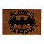 Batman Black & natural Welcome to the batcave Door mat, 40cm x 60cm