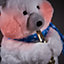 Battery-powered Body swaying Musical Saxophone Polar Bear character