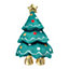 Battery-powered dancing & singing Multicolour Christmas tree character