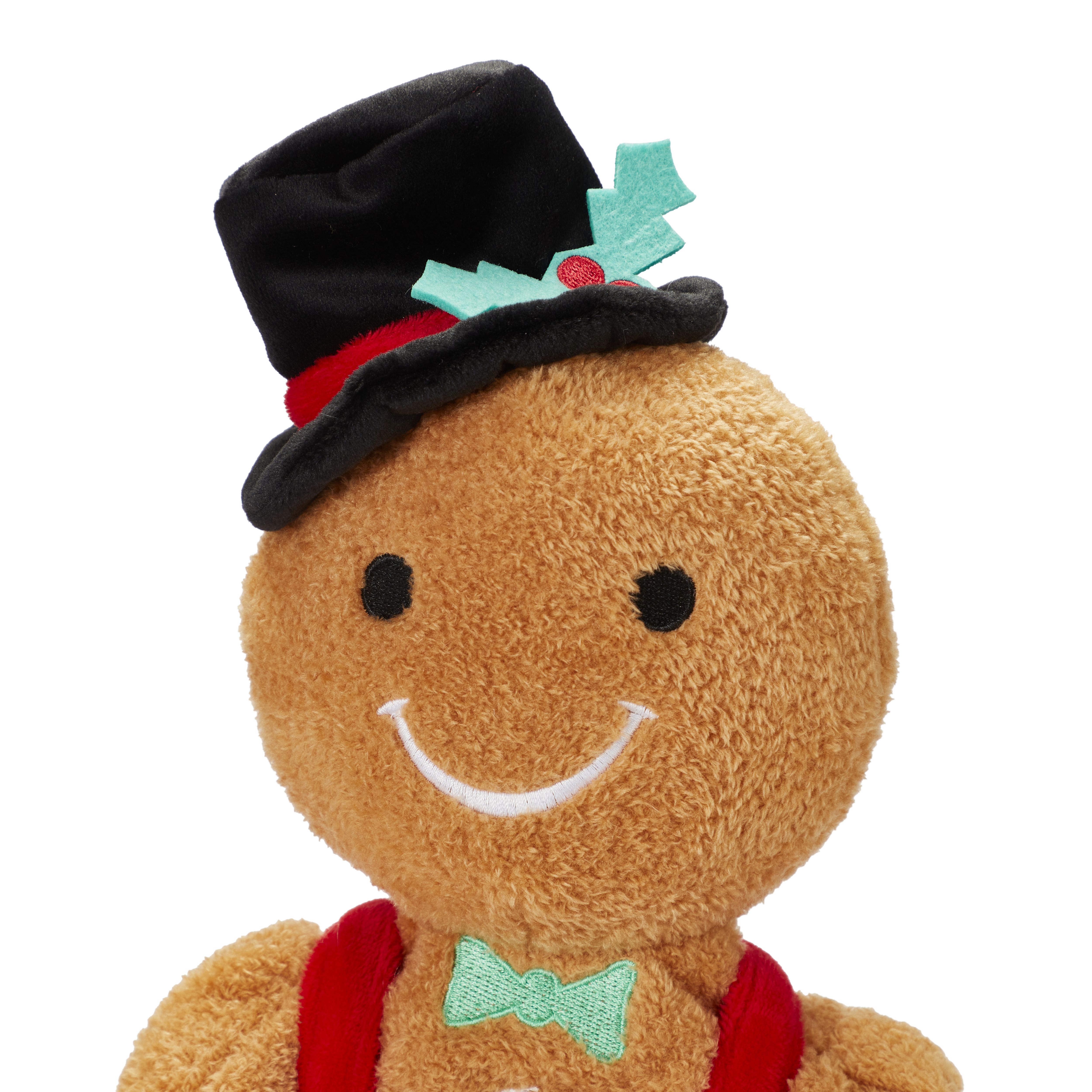 Battery-powered Dancing & Singing Multicolour Gingerbread Man