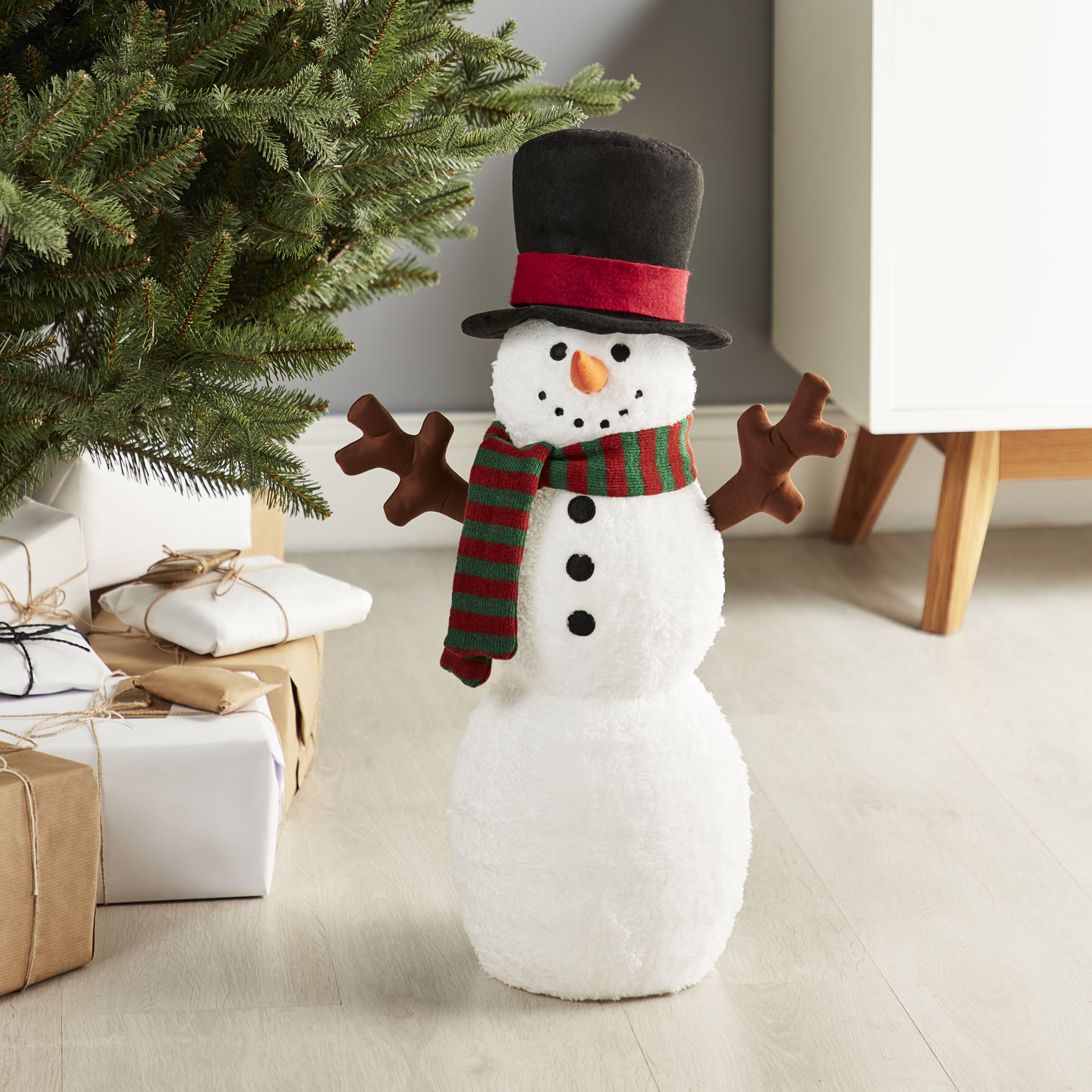 Battery-powered Light up Multicolour Snowman Christmas