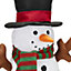 Battery-powered Light up Multicolour Snowman Christmas decoration