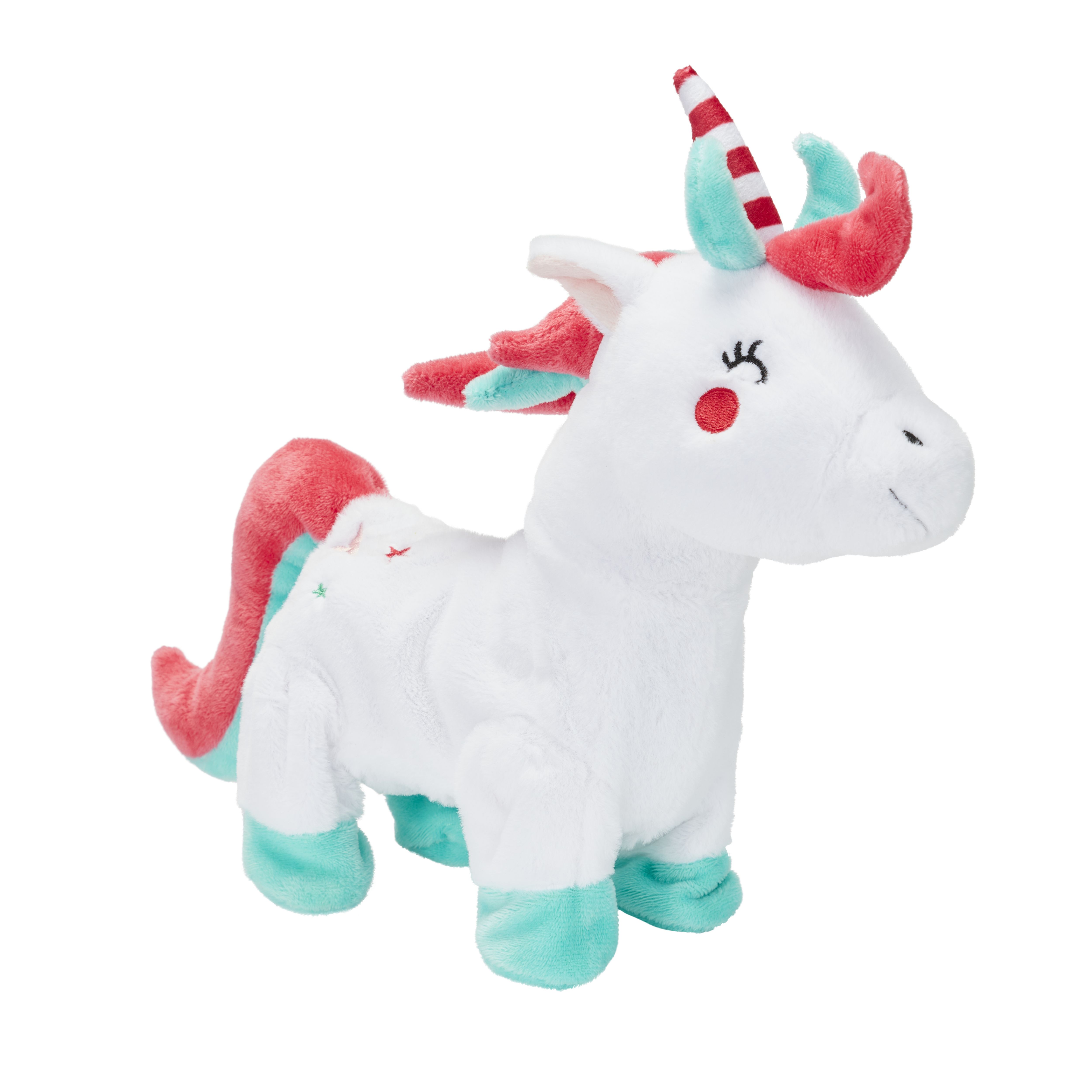 Battery powered Walking Musical Christmas Unicorn character