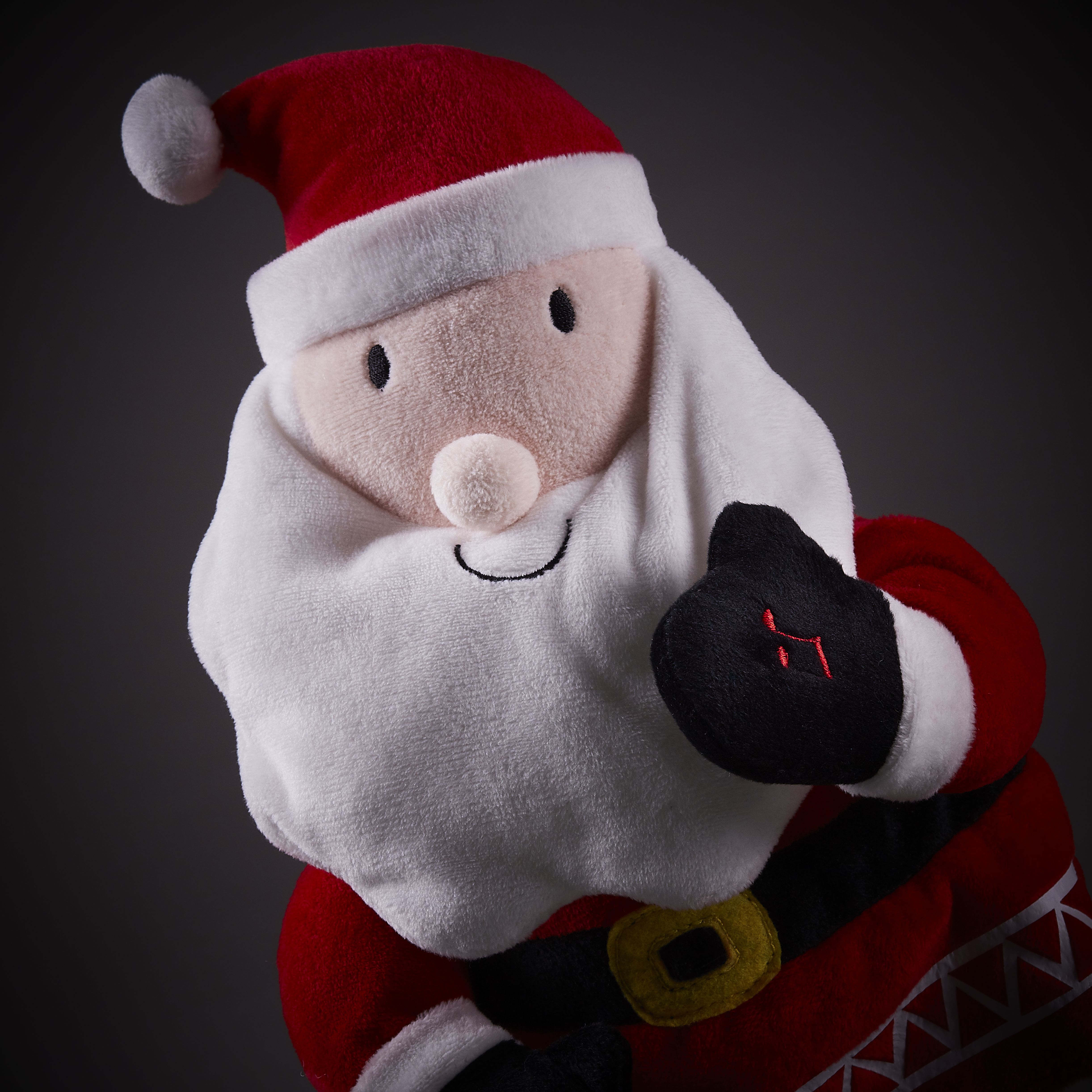 Battery-powered Walking & singing Multicolour Santa