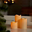Battery-powered Warm white Candles Plastic Candle