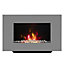 Be Modern Abington 2kW Grey Glass effect Electric Fire