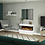 Be Modern Ashgrove White Electric Fire suite