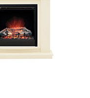Be Modern Avalon Ivory effect Electric fire suite