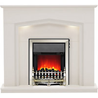 Be Modern Beauport Cashmere Freestanding Electric Fire suite