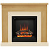 Be Modern Blakemere Oak effect Fire suite