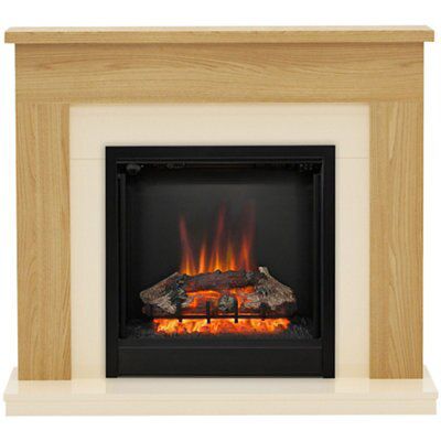 Be Modern Blakemere Oak effect Fire suite | DIY at Bu0026Q