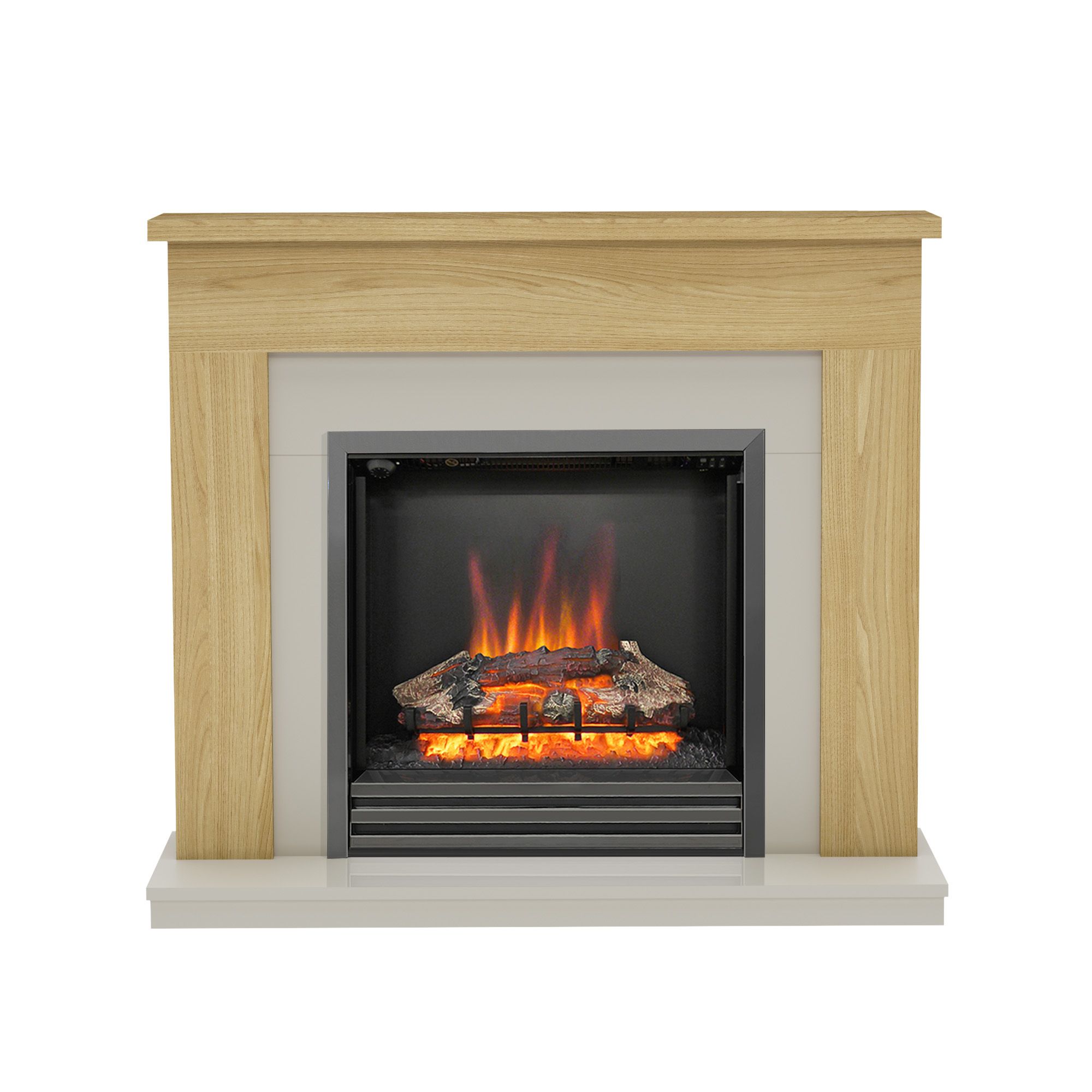 Be Modern Blakemere Stone Inset Electric Fire suite