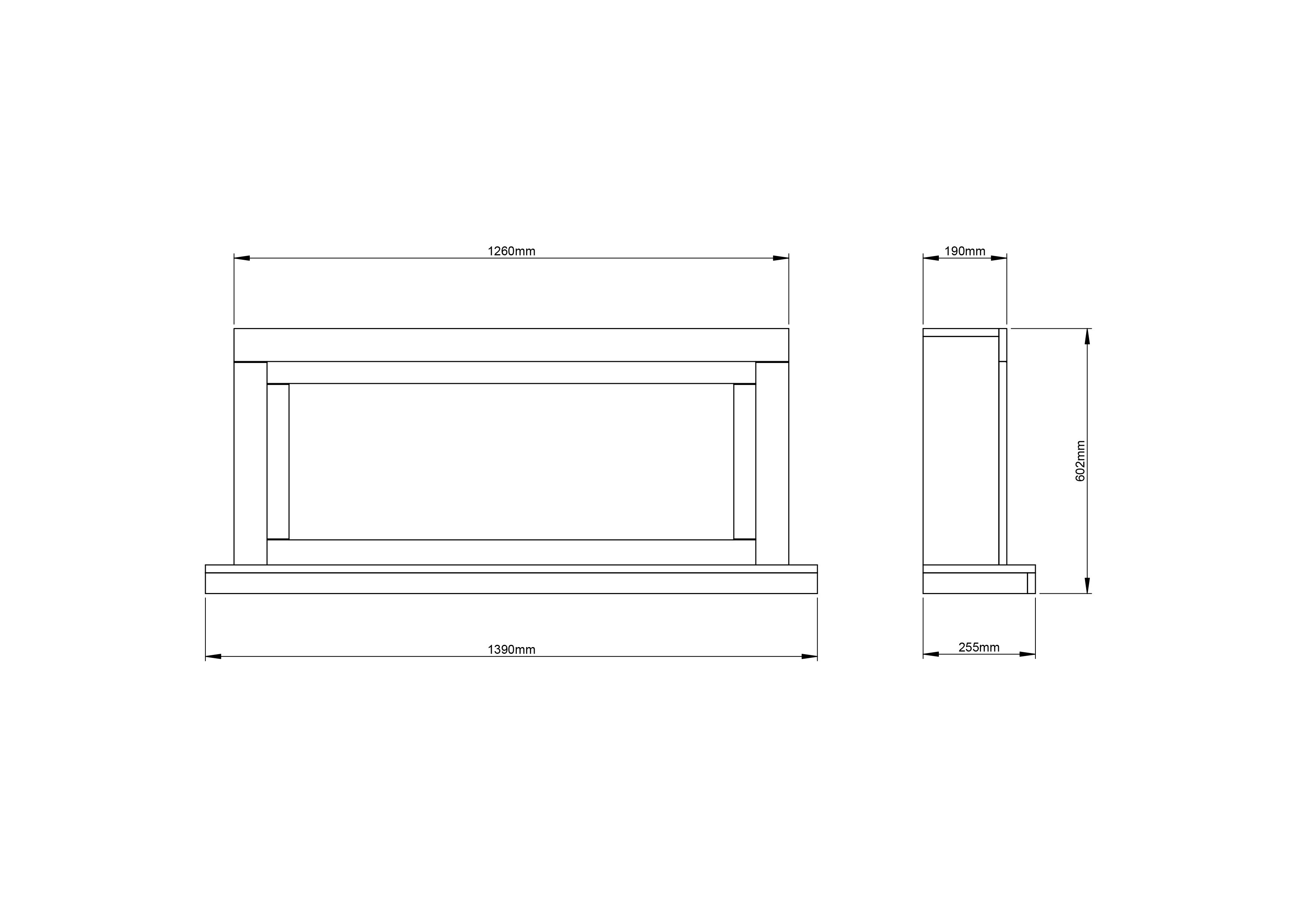 Be Modern Camaro Cashmere Wall-mounted Electric fire suite