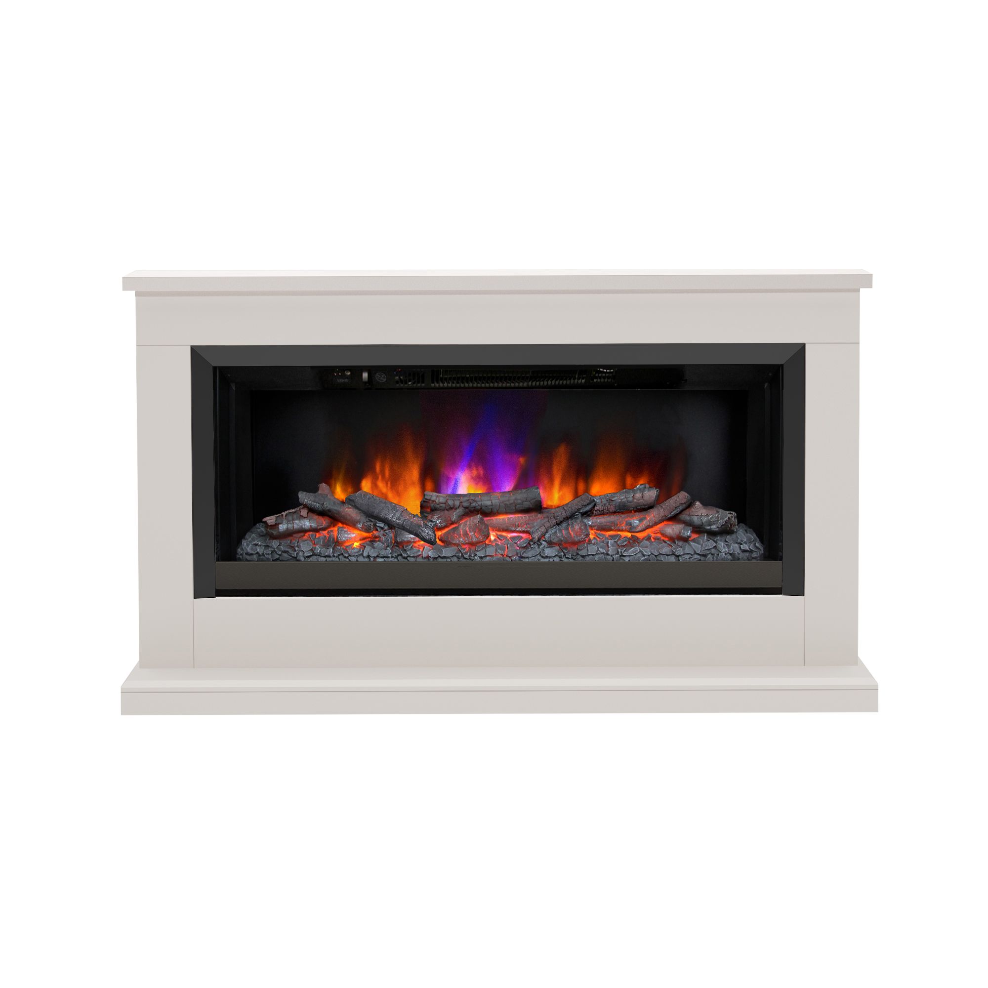 Be Modern Camaro Grande Cashmere Freestanding Electric Fire suite