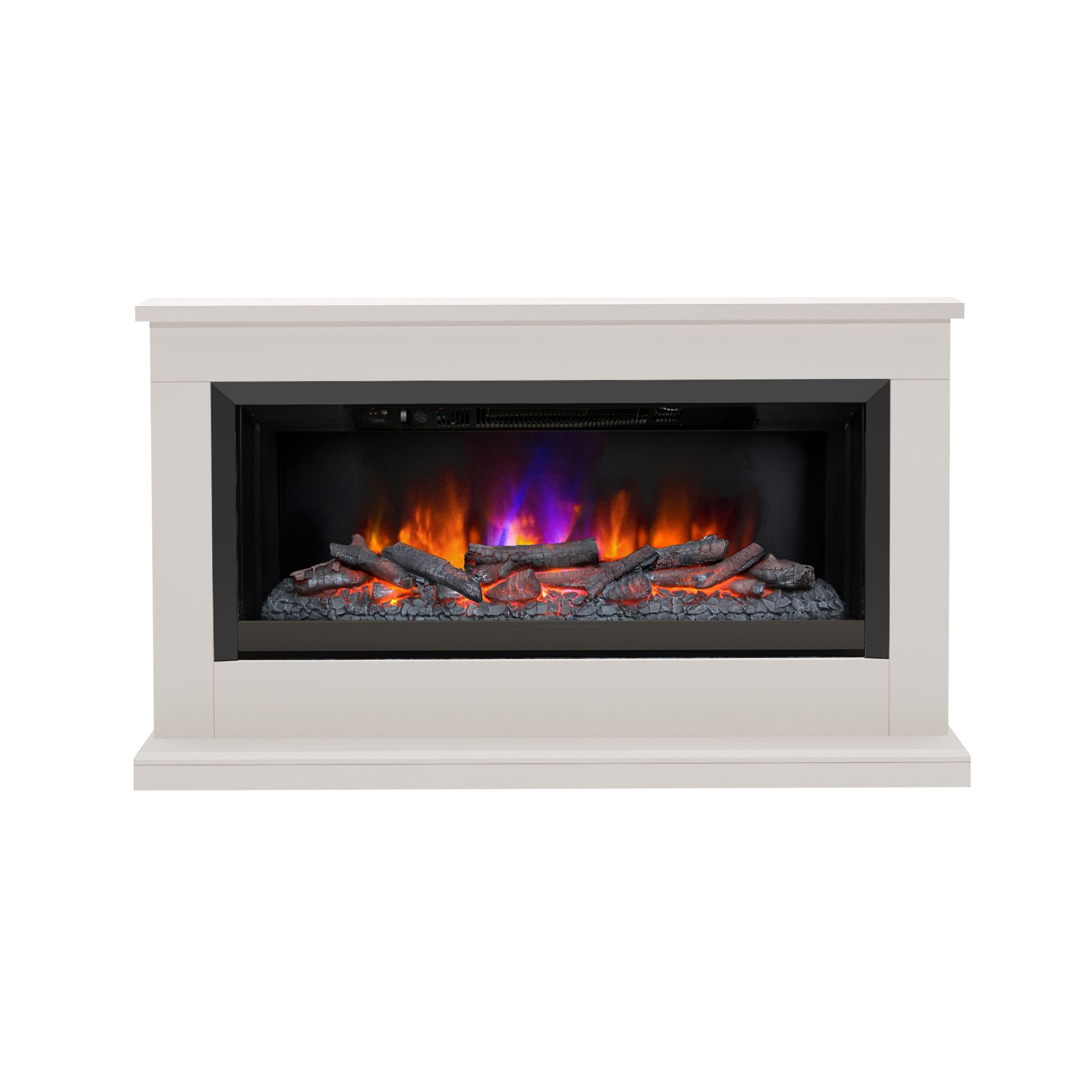 Be Modern Camaro Pearlescent Cashmere Freestanding Electric fire suite