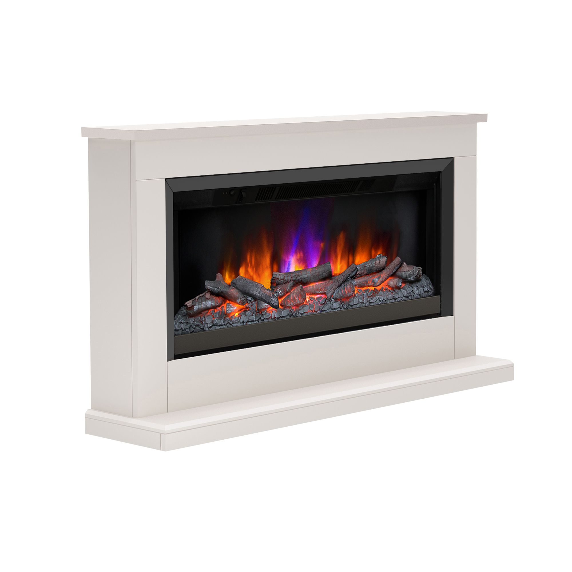 Be Modern Camaro Pearlescent Cashmere Freestanding Electric fire suite