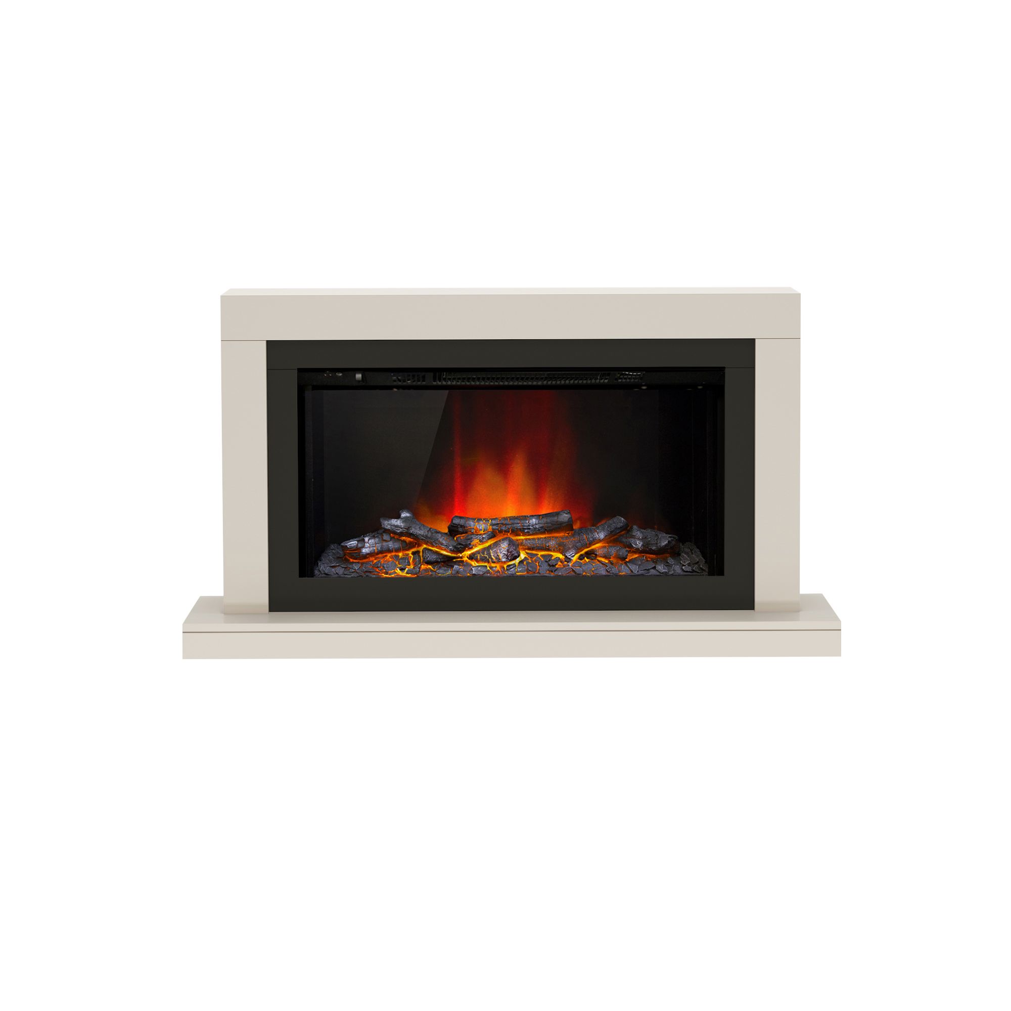 Be Modern Camaro Petite Cashmere Wall-mounted Electric Fire suite