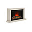 Be Modern Camaro Petite Cashmere Wall-mounted Electric Fire suite