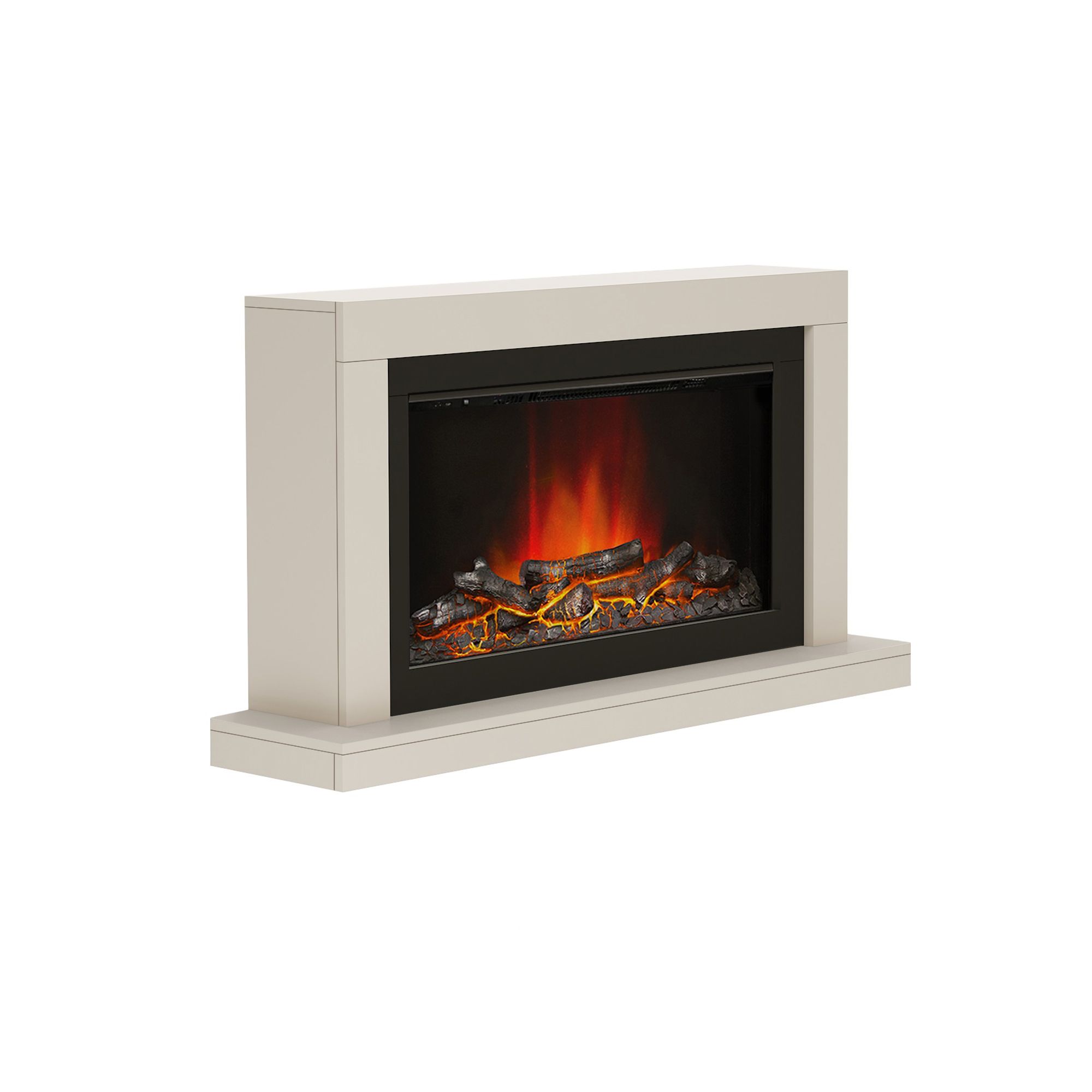 Be Modern Camaro Petite Cashmere Wall-mounted Electric Fire suite