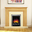 Be Modern Dallington Oak effect Electric fire suite