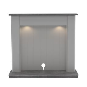 Be Modern Eastcote Grey Fire surround with lights