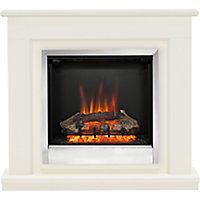 Be Modern Edmonton Soft white Electric Fire suite