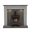 Be Modern Emmbrook Grey Freestanding Electric Fire suite